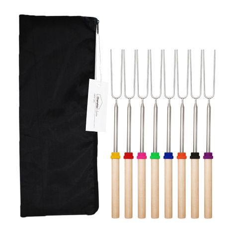 8 Marshmallow Roasting Sticks Stainle Steel 32 Inc