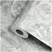 Grey Marble-Effect Self-Adhesive Vinyl Roll | 40 cm × 3 m
