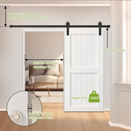 Rustic Sliding Barn Door Hardware Kit