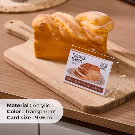 Chenshia 25Pc Mini L-Menu Stands - 6x9cm