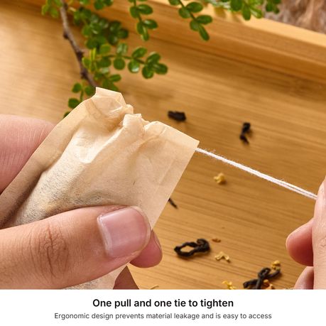 100 Pcs Disposable Tea Filter Bags
