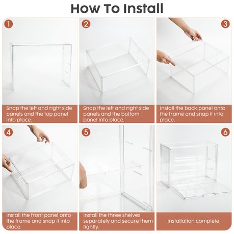 Chenshia Acrylic Display Case with Magnetic Door