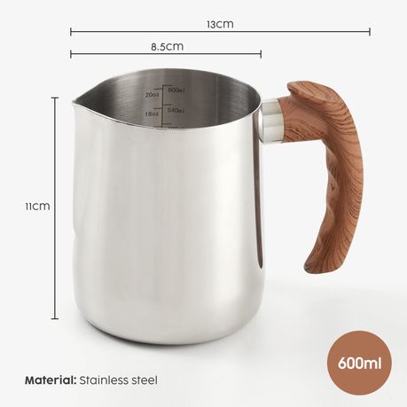 600ml Stainless Steel Milk Frothing Jug