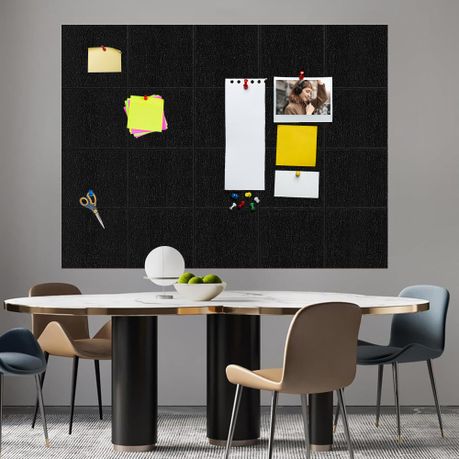6-Pack Self-Adhesive Cork Board  Push Pin Display Board Set