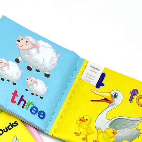 Baby Soft Cloth Book Set - 6 Books