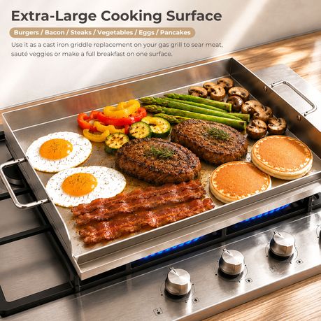 304 Stainless Steel Braai Flat Top Griddle Pan