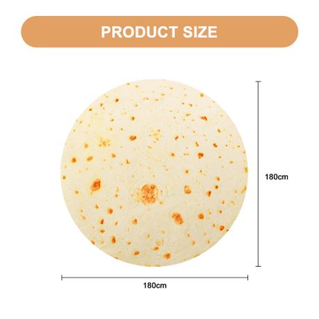 Taco Tortilla Warm Winter Blanket 180cm