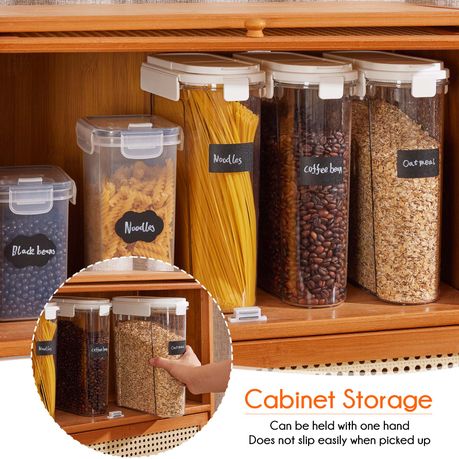 Chenshia Airtight 4L Cereal Storage Containers Pantry Organisers - 3 Piece Set