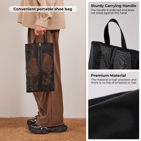 4-Pack Waterproof Shoe Portable Dust-Proof Travel Shoe Organiser