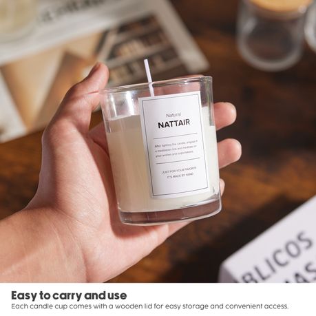 Glass Candle Jars - 15 Piece Set