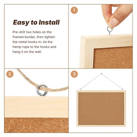 Cork Bulletin Message Board (600mm x 400mm)