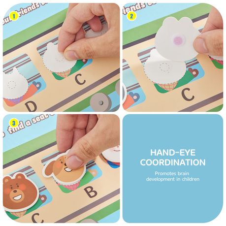 Toddler Learning Toy Book - ECD Sensory Matching Book