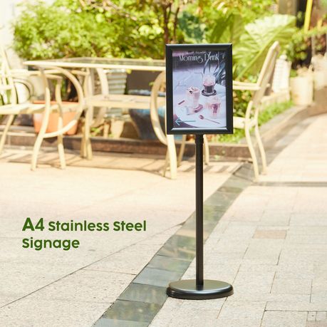 Chenshia Adjustable Floor Standing A4 Sign Holder Signage