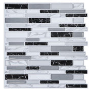 Peel and Stick 3D Mosaic Wall Tiles | 10 Sheets | 30 × 30 cm