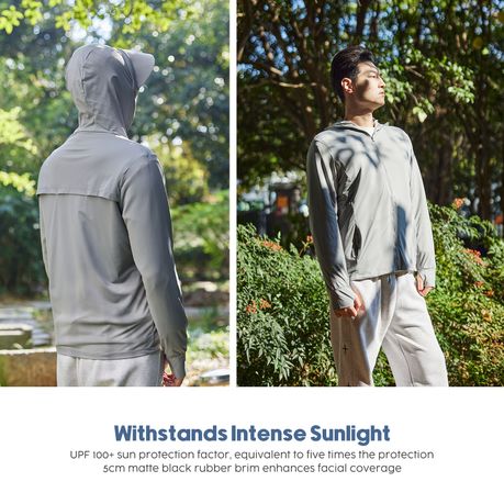 Mesh Hooded Sun Protection Jacket - 3XL