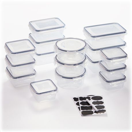 Food Storage Containers with Airtight Leakproof Lids - 16 Piece