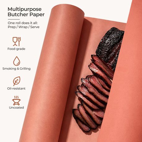 Butcher Paper Roll | 45 cm × 50 m | Unwaxed Meat Wrapper