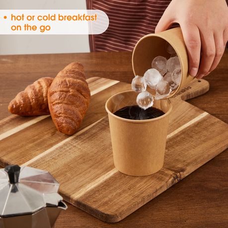 480ml Kraft Paper Soup Bowl - 50pcs