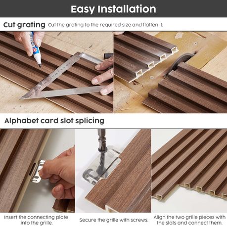 Chenshia 3D Fluted Wall Panel PVC Waterproof Panels 20PCS