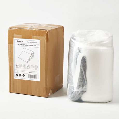 3-Piece Memory Foam Wedge Pillow Set