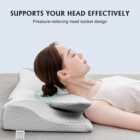 Memory Foam Cervical Pillow - 2 Pack