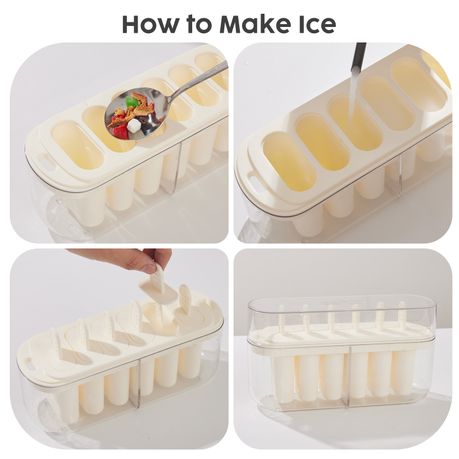 Ice Lolly Popsicle Molds Kit 6-Pack