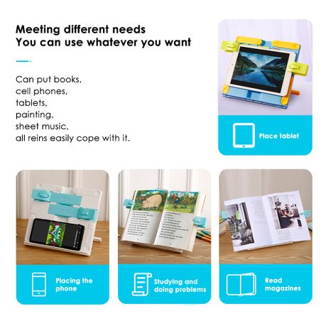 Adjustable Foldable Bookstand - Pink