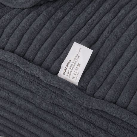 Grey 3-in-1 Folding Sofa Bed
