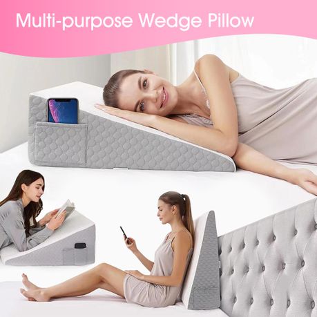 Memory Foam Bed Wedge Pillow