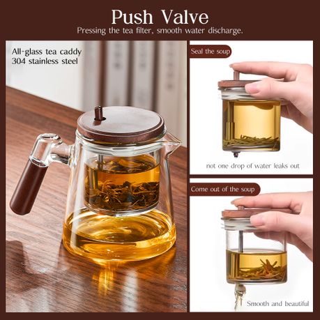 Glass Teapot with Removable Infuser 650ml