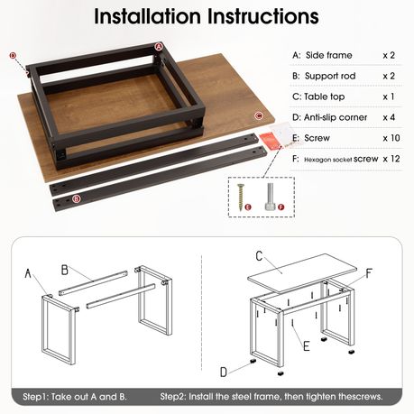 Office Desk-Study/Kitchen Table - Gaming Workstation