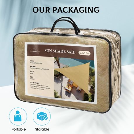 Sun Shade Sail Waterproof UV Block Canopy