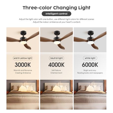 52" LED Ceiling Fan with Remote