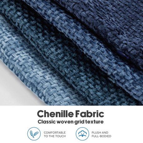 4-Pack Thick Chenille Sofa Cushion Covers Luxury Decorative Pillow Cases
