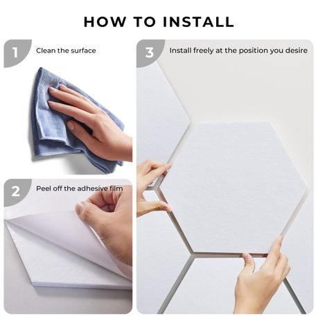 Chenshia 12 Piece Soundproof Acoustic Panels - Self-Adhesive Panels