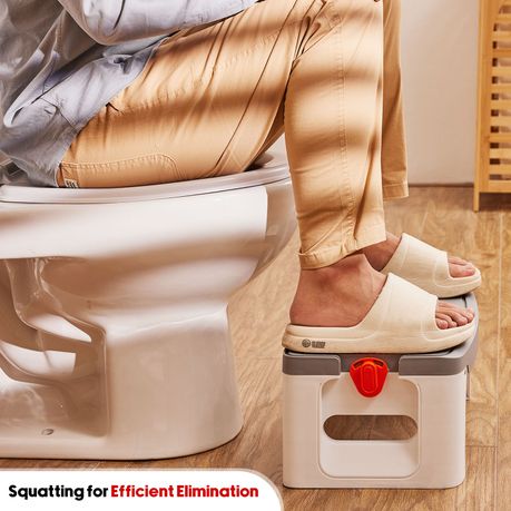 Foldable Toilet Stool Squat Potty Training Bathroom Footrest Aid