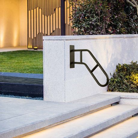 Stair Handrail 45 Degree Tilt Carbon Steel Grab Bar
