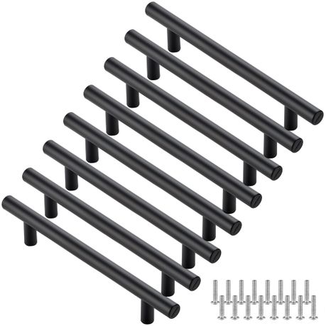 8Pc Home Kitchen Cabinet Pulls Handle Stainless Steel Rack Drawer