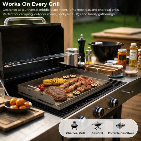 304 Stainless Steel Braai Flat Top Griddle Pan