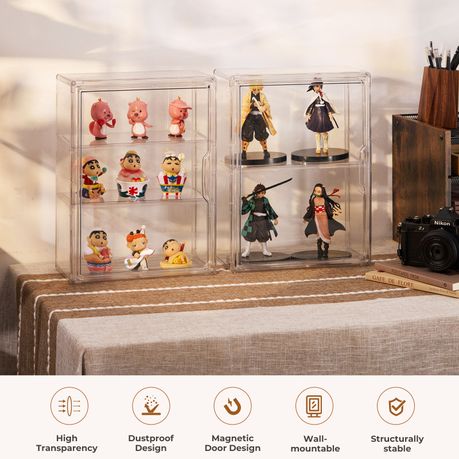 3-Tier Clear Display Case