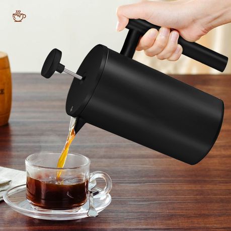 Chenshia 1L Stainless Steel French Press Coffee & Tea Brewer Pot
