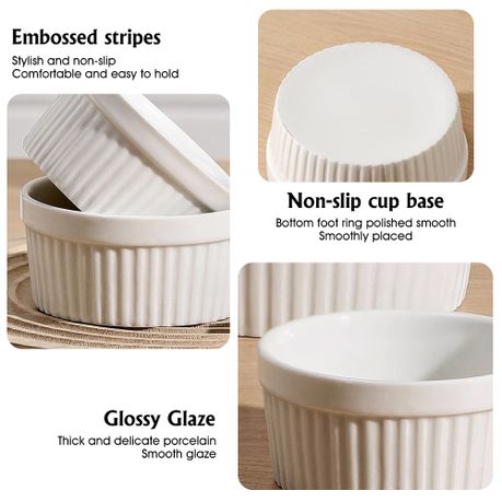 Porcelain Ramekins - 6-Pack