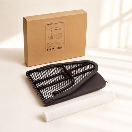 Foldable Tabletop Ironing Board with Iron Rest