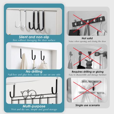 Heavy-Duty Over-The-Door Hooks