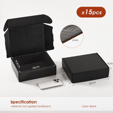 Chenshia 15Pc Folding DIY Cardboard Gift Packaging Shipping Boxes