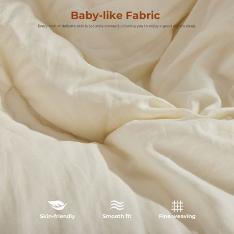 Queen Soybean Fiber Duvet 100% Washed Cotton Heavy Winter Blanket