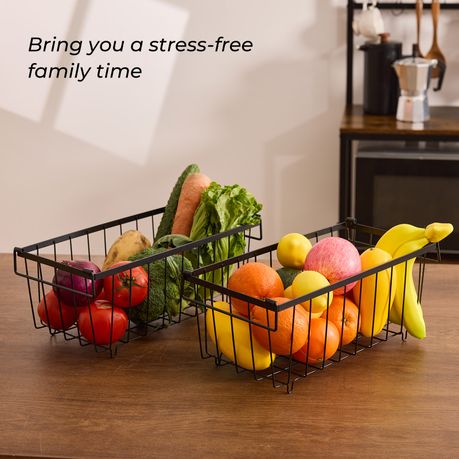 Freezer & Fridge Storage Baskets - 4-Pack