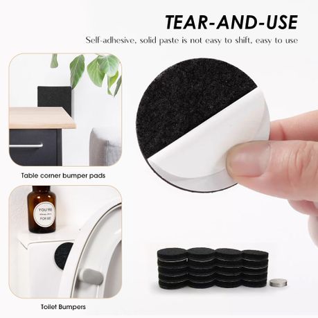 162-Piece Self-Adhesive Felt Pads Set