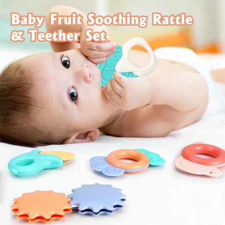 10-Piece Baby Rattle and Teether Set