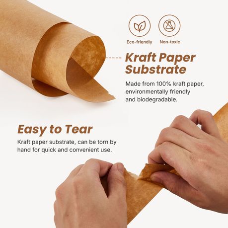 Chenshia 2 Pack Kraft Paper Packaging Tape